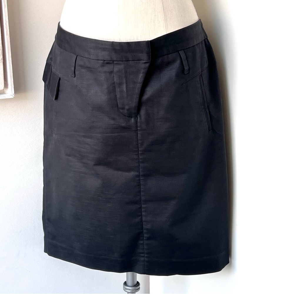Helmut Lang thick cotton cargo side pocket skirt